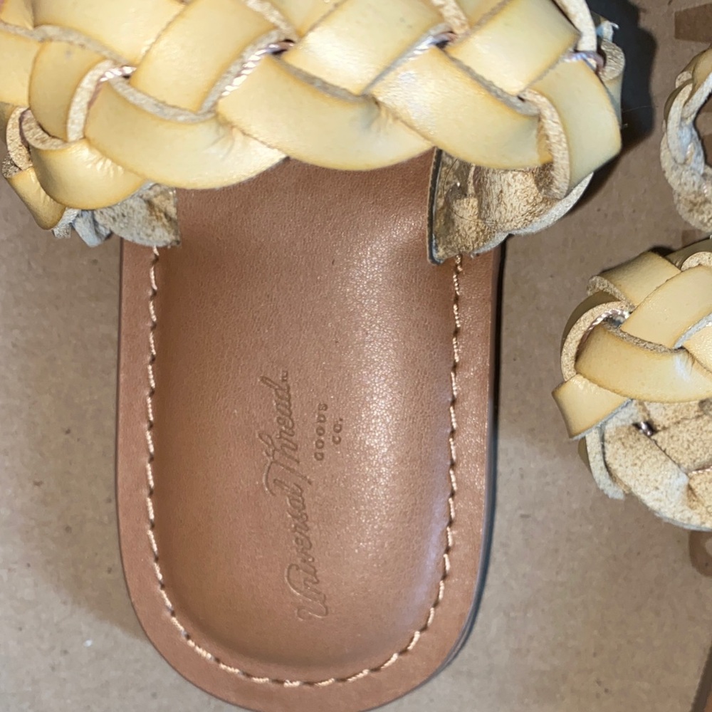Universal Thread Braided Tan Sandals - image 2